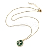 304 Stainless Steel Micro Pave Cubic Zirconia constellation Pendant Necklaces NJEW-R021-01G-03-4