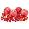 34Pcs 3 Style Plastic Imitation Apple AJEW-PH0011-35-1