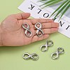 Tarnish Resistant Smooth Surface 304 Stainless Steel Infinity Links connectors STAS-N006-03-5