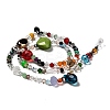 Mixed Electroplate Glass Beads Strands EGLA-A003-01-2