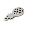 Non-Tarnish 201 Stainless Steel Pendants STAS-A066-13P-4