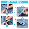 48Pcs 3 Styles Plastic Pearl No Sewing Buttons FIND-NB0006-78A-3