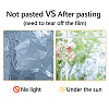16 Sheets 8 Styles Waterproof PVC Colored Laser Stained Window Film Static Stickers DIY-WH0314-074-8