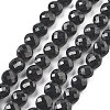 Natural Black Tourmaline Beads Strands G-C179-A41-03-2