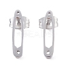 Non-Tarnish 304 Stainless Steel Stud Earrings Findings EJEW-Z017-02P-1