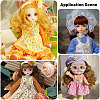 3Pcs 3 Colors PP Doll Wig Long Curly Hair DIY-GL0006-22-6