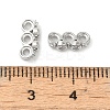 Rack Plating Brass Pave Clear Cubic Zirconia Spacer Bars X-KK-B088-11B-P-3