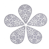 430 Stainless Steel Filigree Pendants LS-X-STAS-S108-15A-1