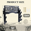 4-Tier Density Board Sword Katana Holder Stands ODIS-WH0081-10-2