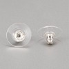 Brass Ear Nuts KK-I057-S-2