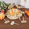 1 Bag Wooden Plant Labels AJEW-CA0004-83B-5