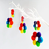 Felt Ball Garlands LS-AJEW-CJC0001-41B-6