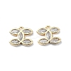 Brass Micro Pave Cubic Zirconia Pendants FIND-Z029-01G-1