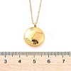 304 Stainless Steel Clear Cubic Zirconia Constellation Pendant Necklaces NJEW-R021-02G-01-5