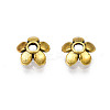 Tibetan Style Alloy Bead Caps TIBEB-S039-017AG-RS-2