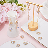 12pcs Clear Cubic Zirconia Charms KK-BBC0013-85-4