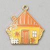 Thanksgiving Day Golden Tone Alloy Enamel Pendants FIND-CJC0024-30H-1
