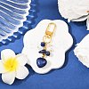 Natural Lapis Lazuli Pendant Decorations HJEW-JM04150-02-1