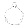 Religion 304 Stainless Steel Link Bracelets BJEW-F524-05B-P-4