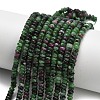 Natural Ruby in Zoisite Beads Strands G-Z110-B41-2x4mm-1