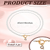 1Pc Brass Clear Cubic Zirconia Letter Pendant Necklaces NJEW-LP0001-32Q-2