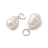 Natural Cultured Freshwater Pearl Pendants PALLOY-JF05225-02-3