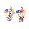 Alloy Enamel Pendants AL-CBAA7FD-07-1