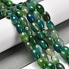 Natural Agate Beads Strands G-B079-E01-01B-1