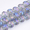 Electroplate Glass Beads Strands EGLA-T018-01-2