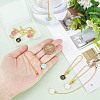 Alloy Enamel Pendant Decorations HJEW-AB00688-3