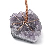 Natural Quartz Crystal Chips Tree of Life Decorations DJEW-P022-03A-05-3