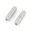 Anti-Tarnish Rhodium Plated 925 Sterling Silver Screw Clasps STER-K173-07P-1