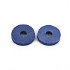 Handmade Polymer Clay Beads Strands CLAY-R089-8mm-T017-3
