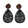Bohemian Retro Hollow Teardrop Leather Pendants FIND-N007-02B-03-1
