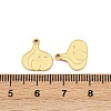 Vegetables 304 Stainless Steel Enamel Charms STAS-C137-02J-G-3