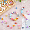 120Pcs 15 Colors Food Grade Eco-Friendly Silicone Beads SIL-FH0001-14-4