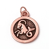 Brass Pendants KK-I668-01ARG-08-1