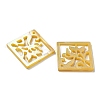 Natural Yellow Shell Pendants SSHEL-N038-03A-2