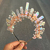 Natural Quartz Crystal Hair Bands PW-WG7316B-07-1