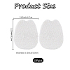 Fibre Forefoot Insole Pads AJEW-WH20064-10-2