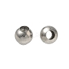 Tarnish Resistant Round 316 Surgical Stainless Steel Spacer Beads X-STAS-N032-02-4mm-2