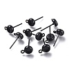 304 Stainless Steel Stud Earring Settings STAS-I161-01A-B-1