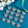 16pcs 2 Colors Crystal Rhinestone Crown Brooches JEWB-CA0001-10-5