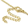 Brass Micro Pave Clear Cubic Zirconia Cat Pendant Necklaces for Women NJEW-Z042-01G-02-3