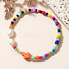 Glass Seed Beaded Stretch Bracelets FX6594-3-1