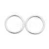 Brass Linking Rings KK-Y003-03E-S-2
