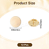 12Pcs Nail Free Zinc Alloy Curtain Button Buckle FIND-GF0007-41D-2