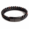 Natural Tiger Eye Beaded Bracelets PW24070699643-1