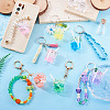 Transparent Resin Big Pendants RESI-TAC0019-04D-7