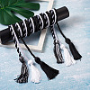 6Pcs 3 Style Polyester Tassel Big Pendant Decorations FIND-TA0001-51-4